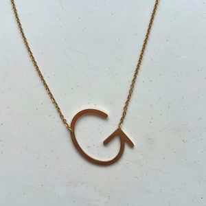 G Pendent Necklace